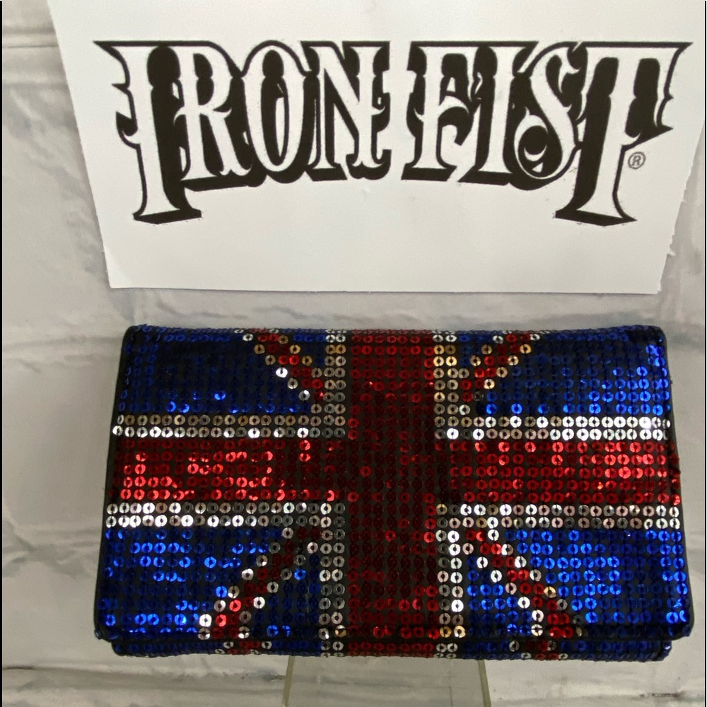 Iron Fist Sequin Wallet